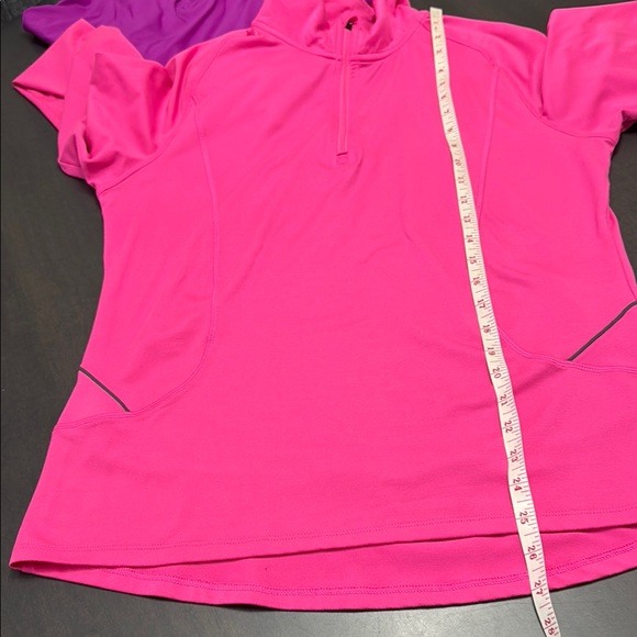 Champion C9 Quarter 1/4 Zip Run Athletic Tops Long Sleeve Set of 2 sz Large - Picture 12 of 16